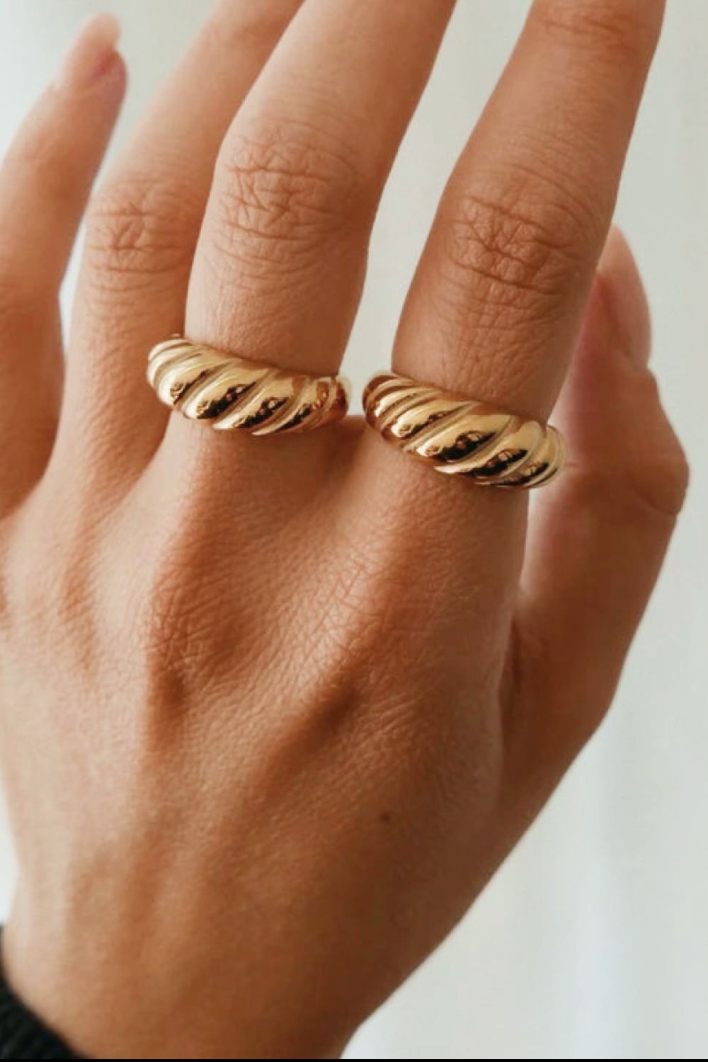 Gold Twisted Ring