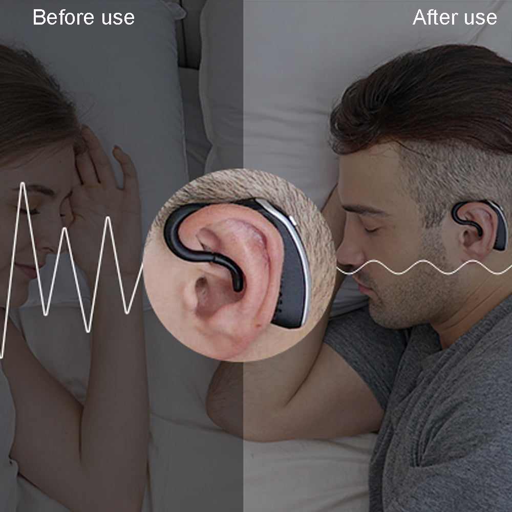 24 Hours Bluetooth Anti-snoring Device Charge Snore Earset Snore Stopper Sleeping Aid Snoring Analyzes Sleep Datas Good Sleep