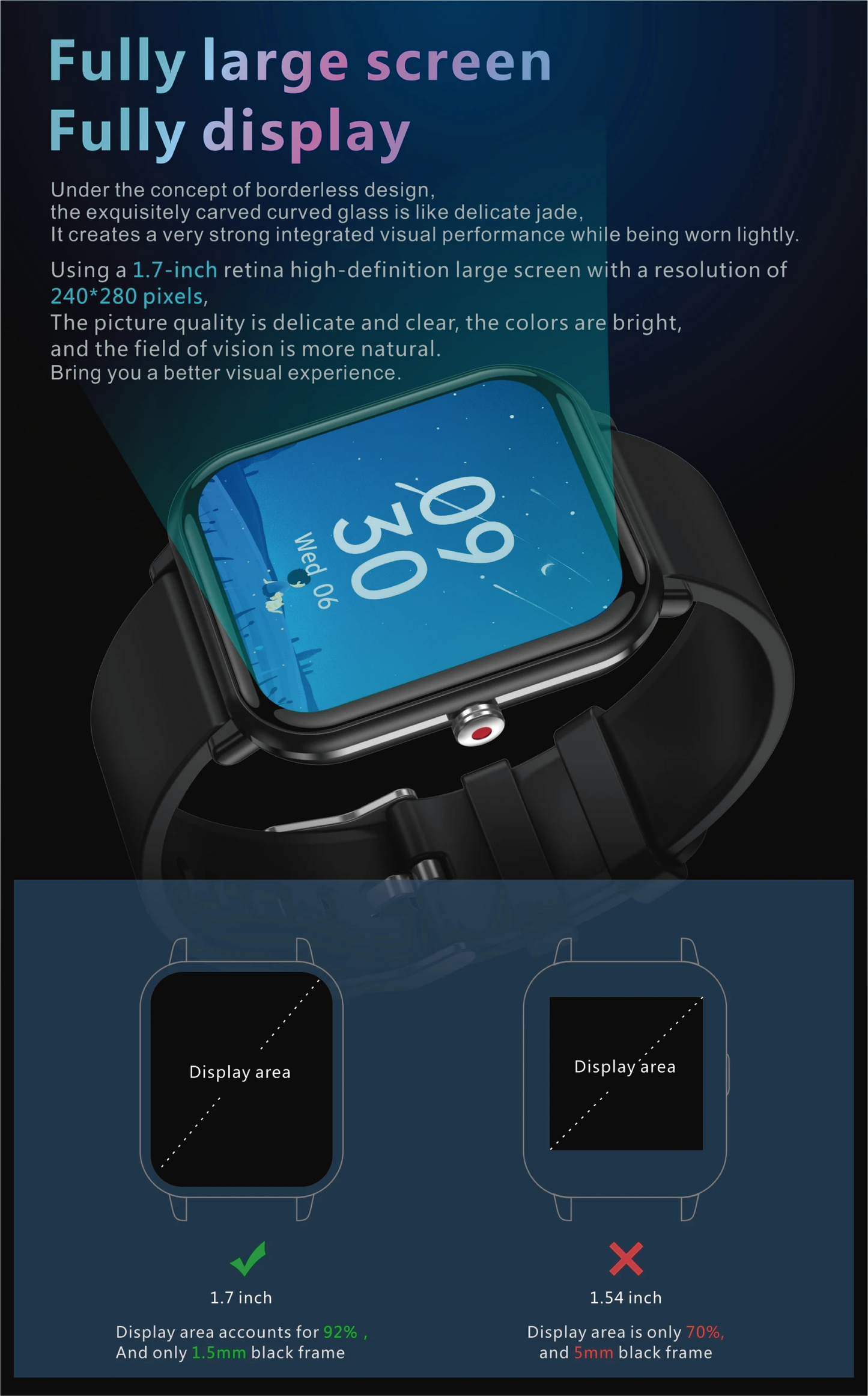 Q9 Pro Smart Bracelet Multi-function Watch