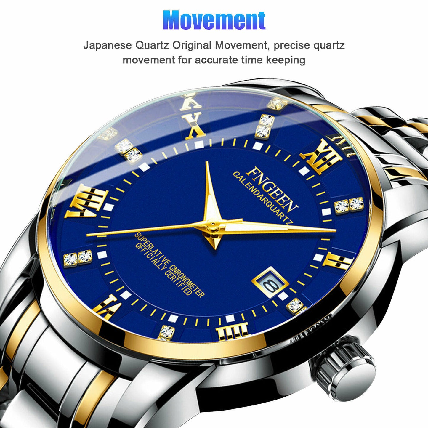 Stainless Steel Watch For Men Quartz Luminous Classic Watches For Father Elderly