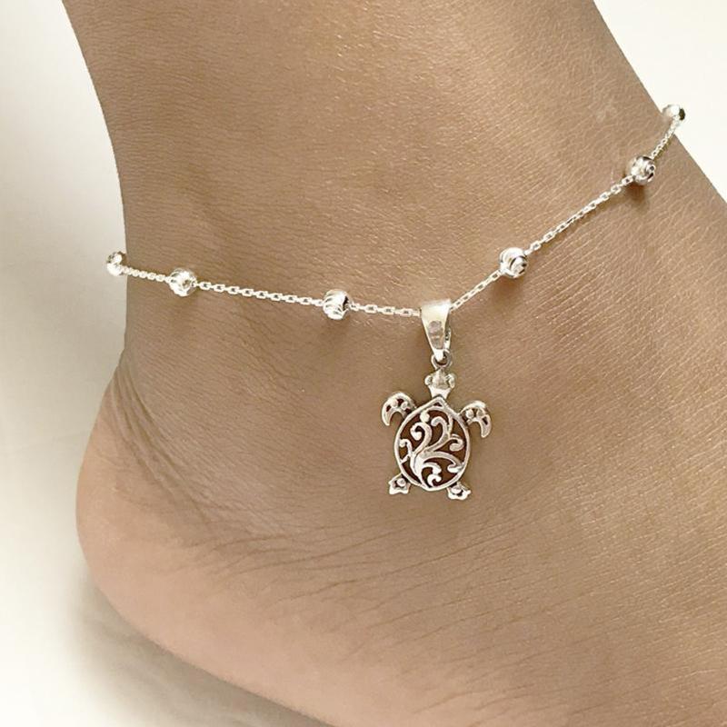 Sterling Silver  925 Cute Anklet Bracelets Fashion Jewelry